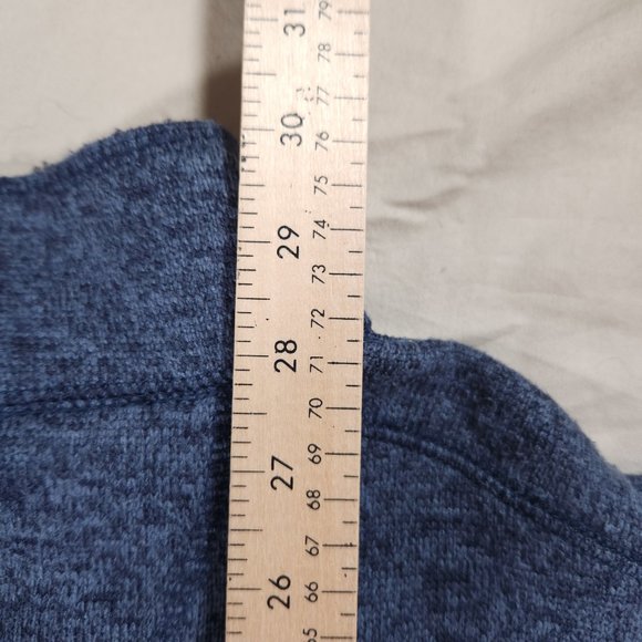 Woolrich 1/4 Snap Sweatshirt Mens XL Blue Pocket Pullover Sweater Gorpcore - Picture 5 of 16